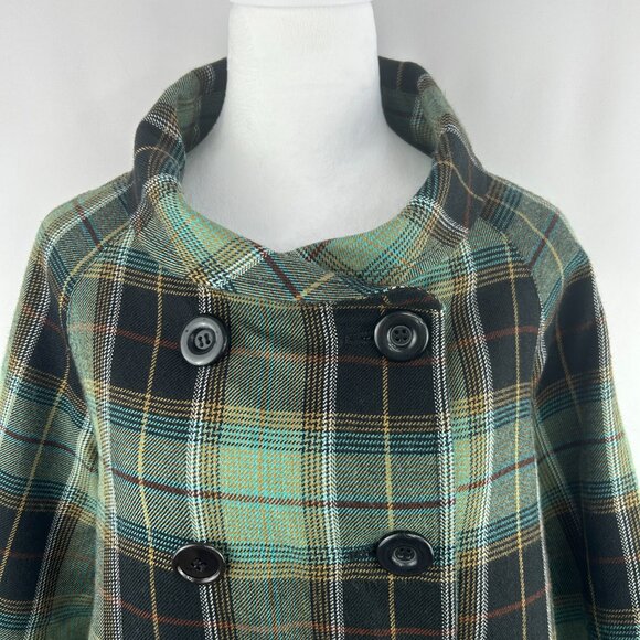 Steve Madden Preppy Plaid Tartan Jacket - Medium - Picture 3 of 11